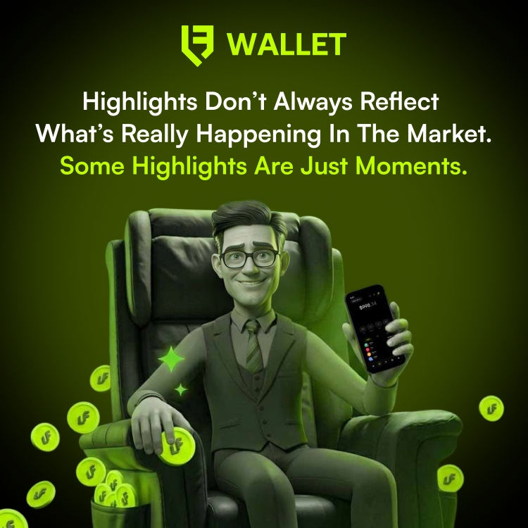 LFWallet's tweet photo. Market highlights don’t always tell the full story.

Some “big moments” are just snapshots — not the trend.

Stay focused. Stay informed. See beyond the noise.

#LFWallet $LF #Crypto #MarketInsights https://t.co/KPv899uEHX