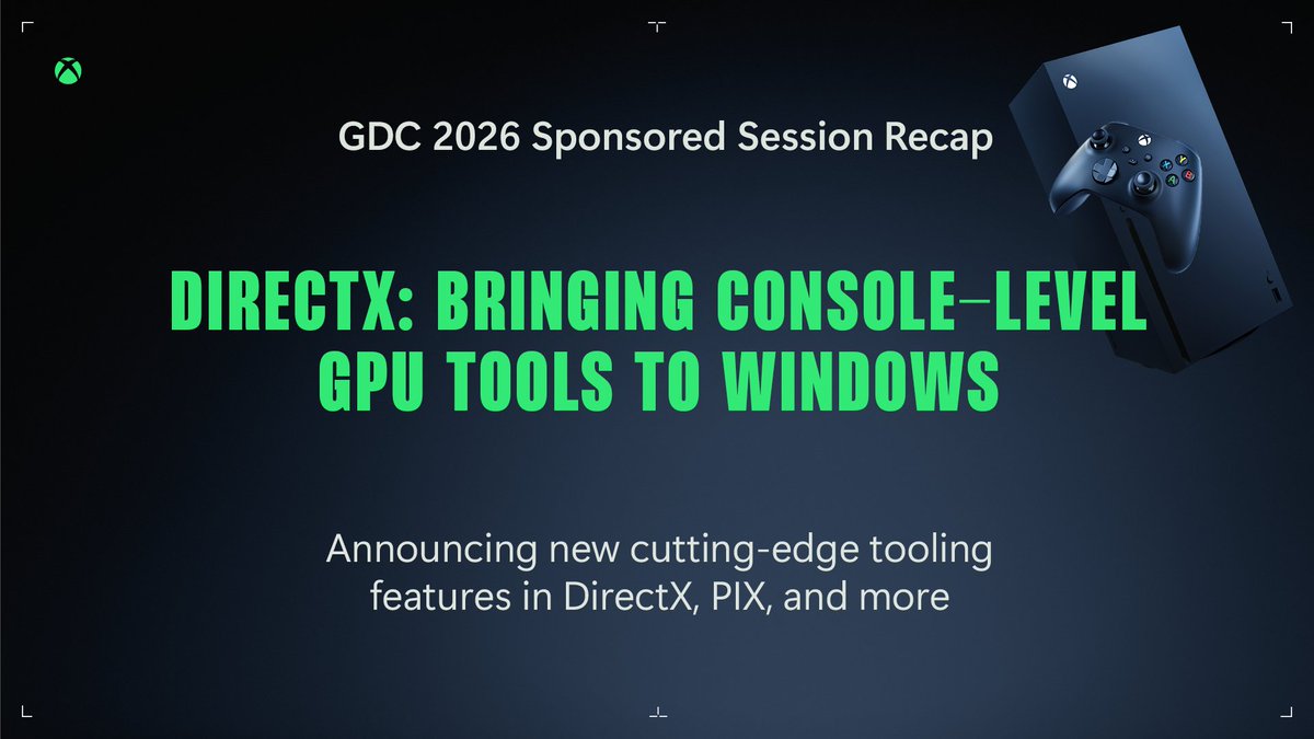 The First Directx ICYMI - DirectX announced the deepest GPU tooling partnership in ...