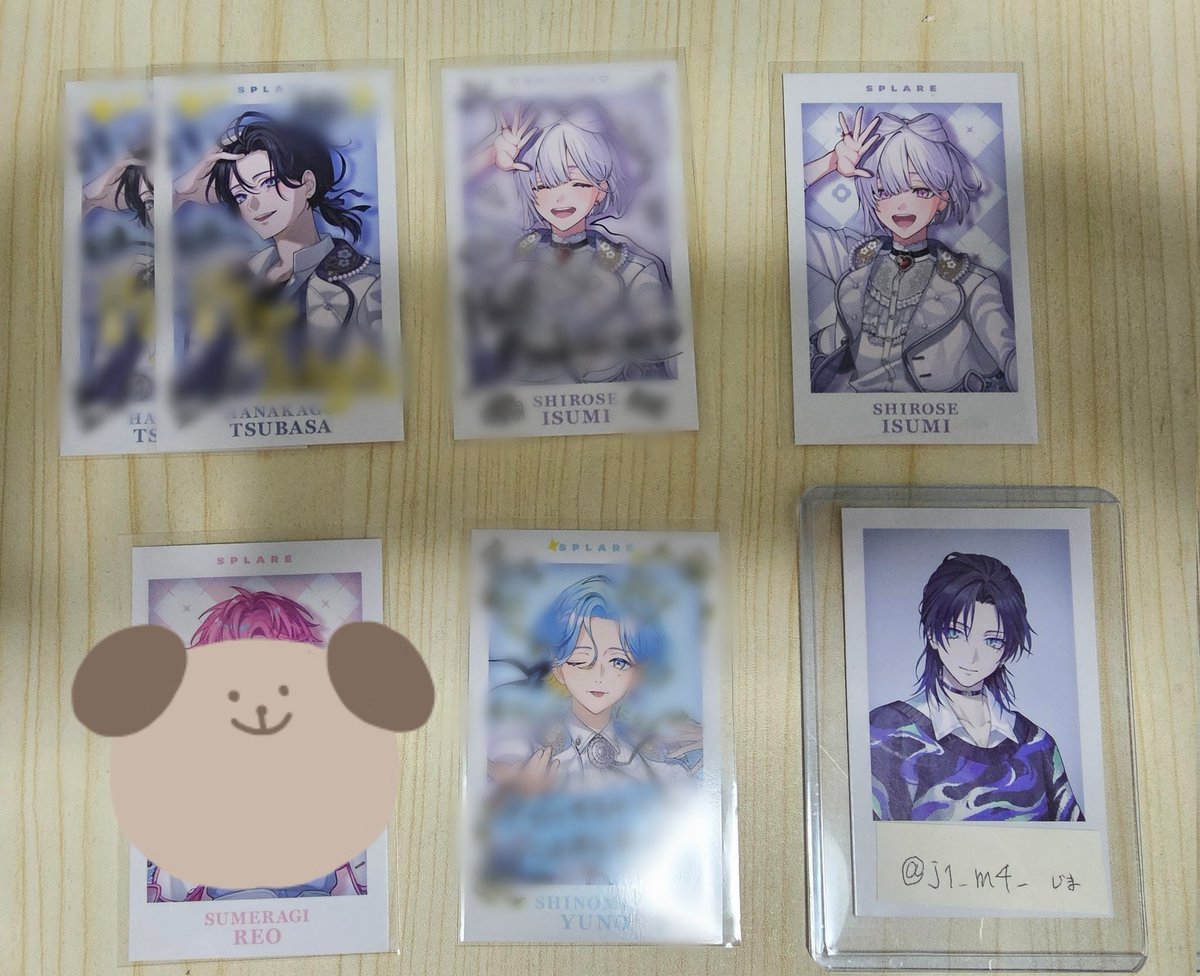 j1_m4_'s tweet photo. 【交換】
にじさんじ すぷれあ Half anniversary ハーフアニバーサリー ランダムチェキ風カード 

求:写真1枚目 ☆

譲:写真2枚目

👑🌸（💗）N〆
-------------------
コンプ目的のため
同異種問いません・比率違い👌

郵送のみとなります🙇‍♂️
お気軽にお声掛け下さい*. ﾟ https://t.co/3AGYIycV2k