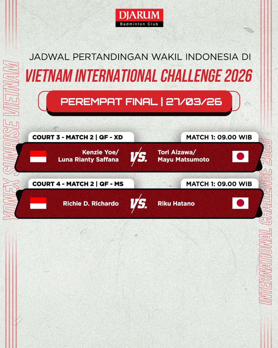 PB Djarum tweet media