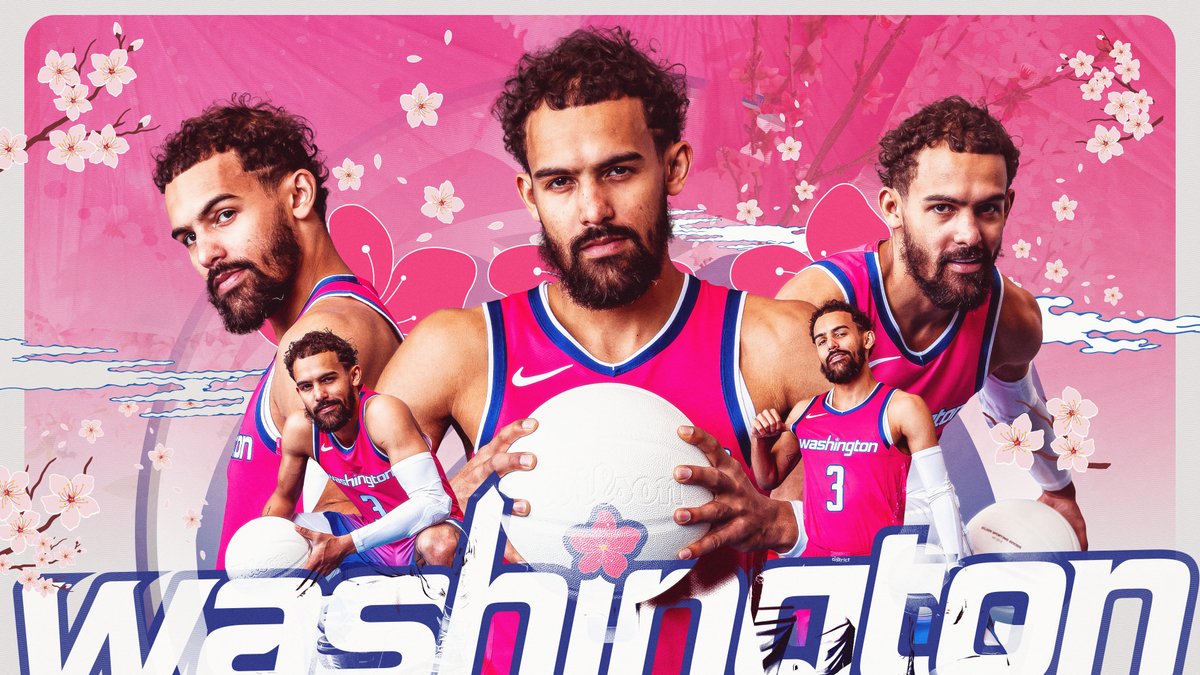 WashWizards's tweet photo. Now THIS is peak 🌸 

#ForTheDistrict | @TheTraeYoung https://t.co/R7Pd1Mf3os