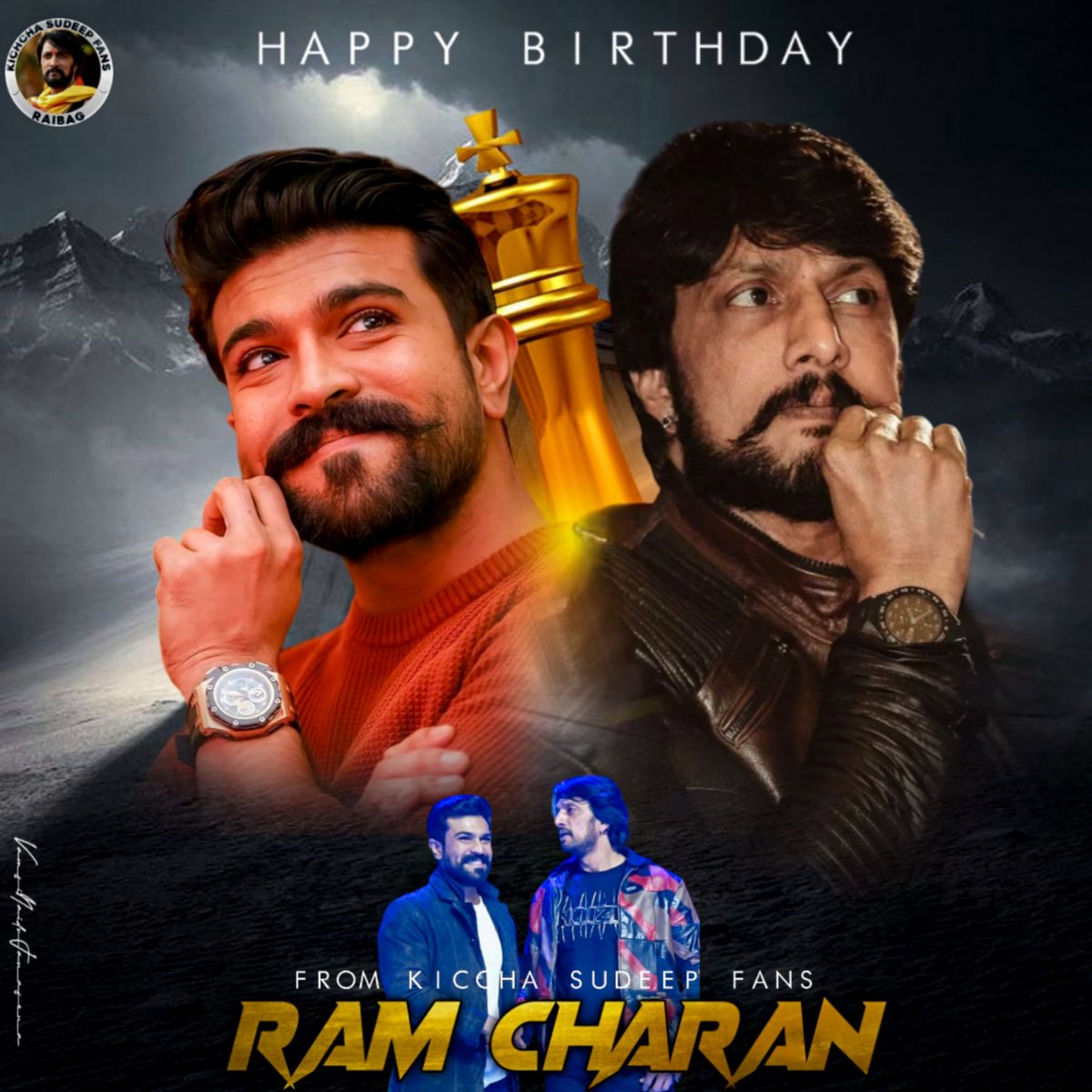 KICHCHA SUDEEP FANS RAIBAG™ tweet media