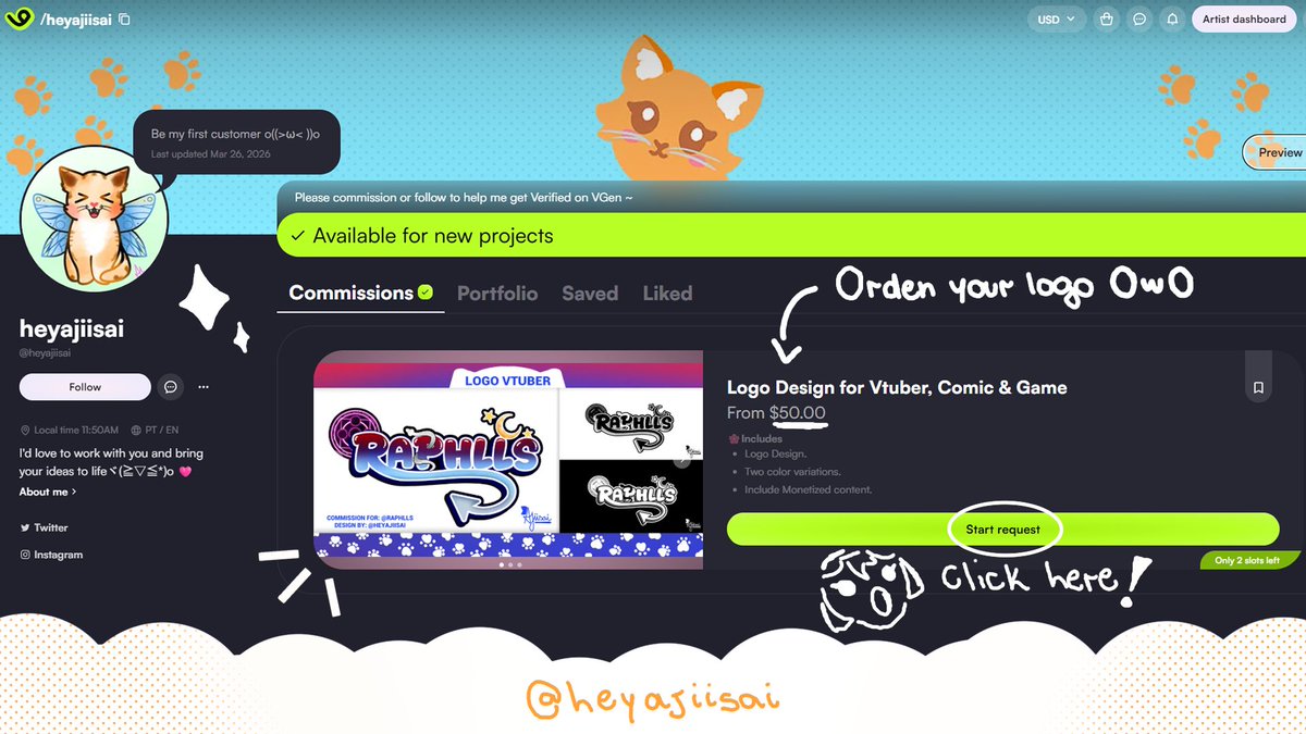 ajiisai ๐ comms open tweet media