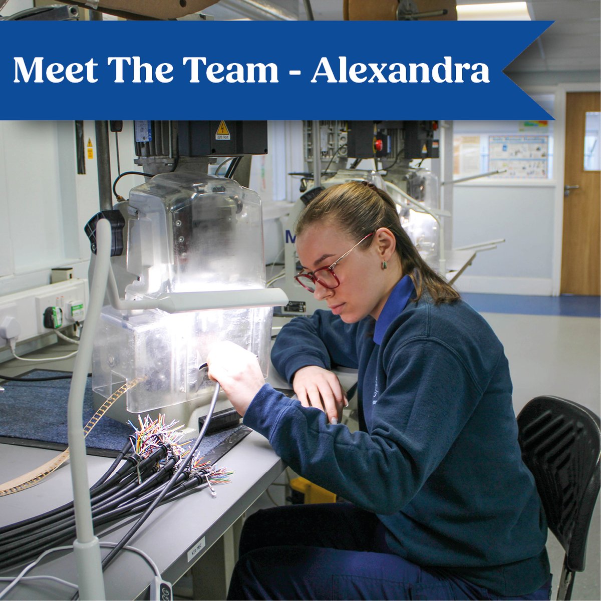 Meet the Cablepoint Team – say hello to Alexandra!

Alexandra has been with Cablepoint for almost four years as one of our dedicated Workshop Operatives, playing an important role in keeping production moving.

#Cablepoint #MeetTheTeam #WorkshopOperative #ManufacturingUK
