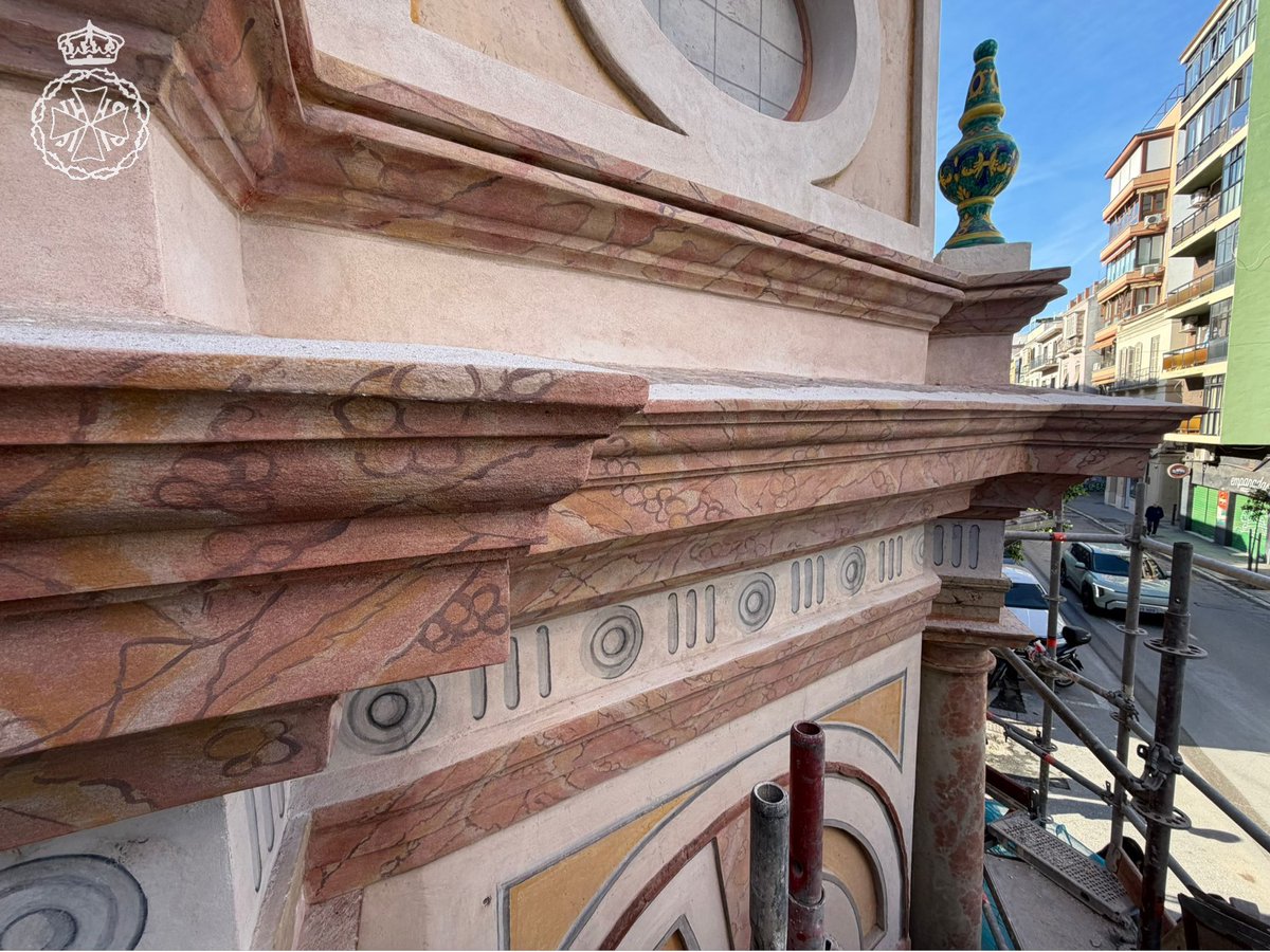 ⚜️ 𝐎𝐁𝐑𝐀𝐒 𝐂𝐀𝐏𝐈𝐋𝐋𝐀

Informamos que las obras de restauración de la Capilla se encuentran muy avanzadas y se han retirado ya los andamios, dejando ver pinturas murales que suponen una importante recuperación para el Patrimonio Histórico de Málaga

#CofradiasMLG