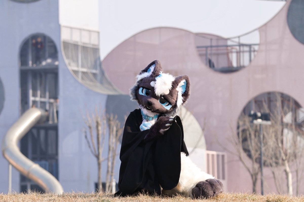 My best friend took this photo for me!

#fursuit #fursuitmaker #kemono #handmade