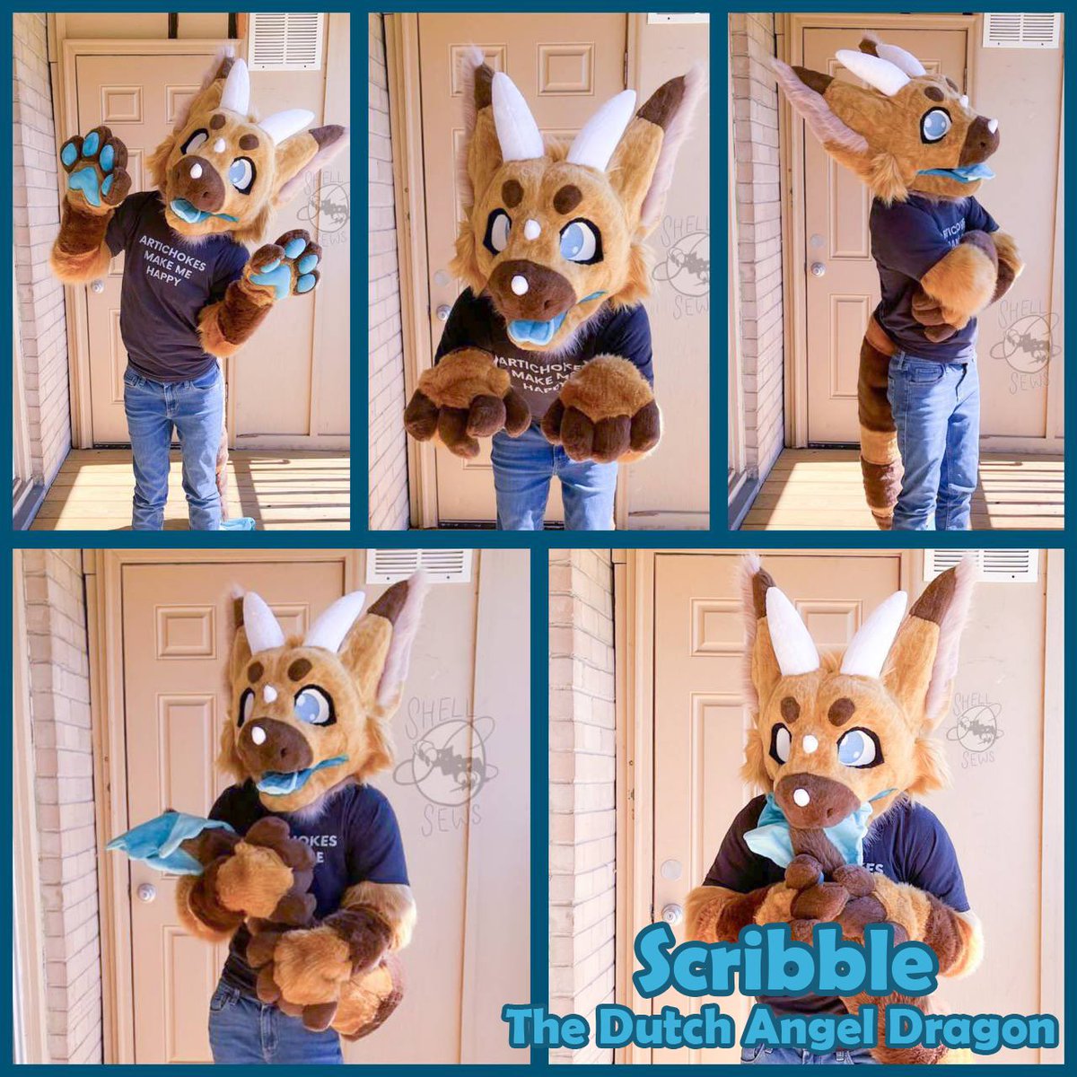 Shellsews Fursuits @ sparky + fallout! tweet media