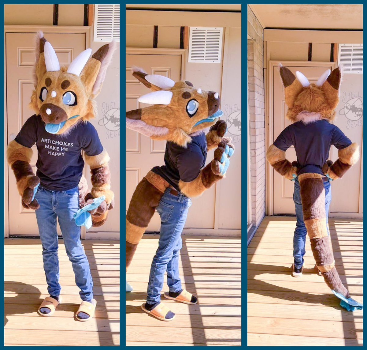 Shellsews Fursuits @ sparky + fallout! tweet media