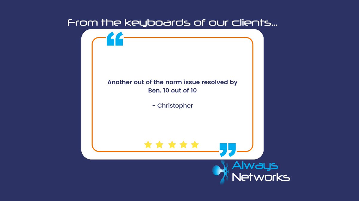 Always Networks tweet media