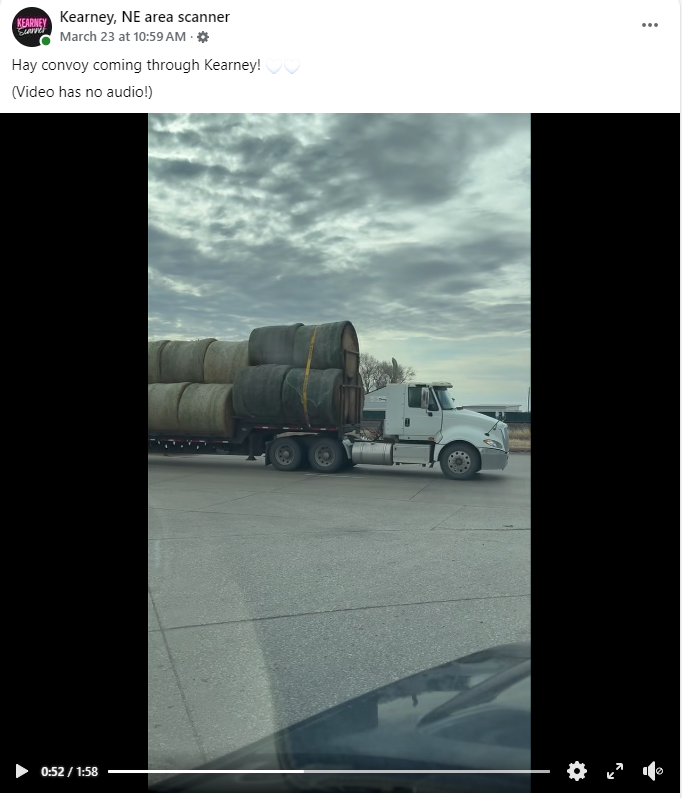 Hindean's tweet photo. @_0___Q___0_ @Lily4Liberty fires contained or not, this convoy literally happened in my hometown on the 23rd of this month 2026.... https://t.co/BaKDNwvSIl