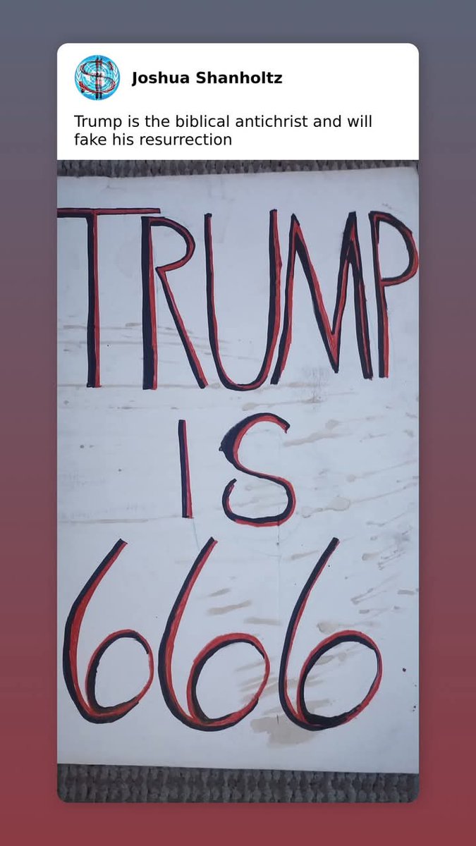 Trump is the Antichrist tweet media