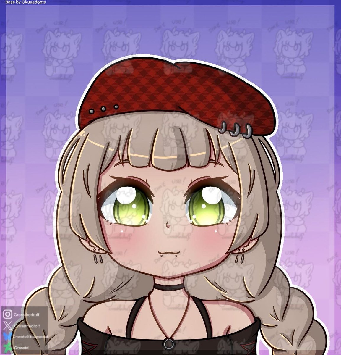 Crossthedrolf's tweet photo. (I’m posting this tweet in English so everyone can see it)

Following the 10% milestone on Switch 2, try your luck at winning an icon of your character (based on Okuuadopts and Blakerosey)

- Follow, Like,  RT

- Gimme ur ref (SFW)

- Keep your fingers crossed

End: 30 April 2026 https://t.co/OKTSeLMyiT