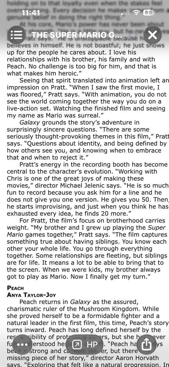 JJ (MARIO GALAXY MOVIE HYPE) tweet media