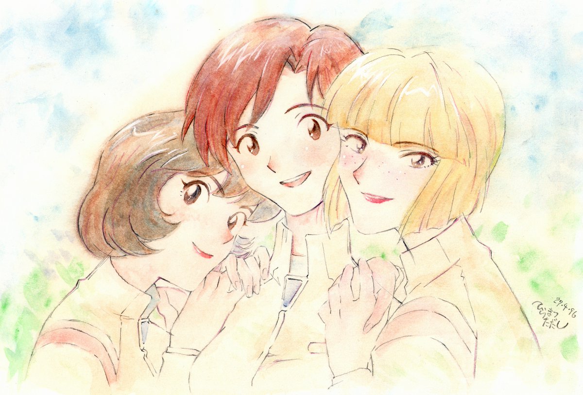 Maya and her suspiciously Ritsuko-shaped girlfriends