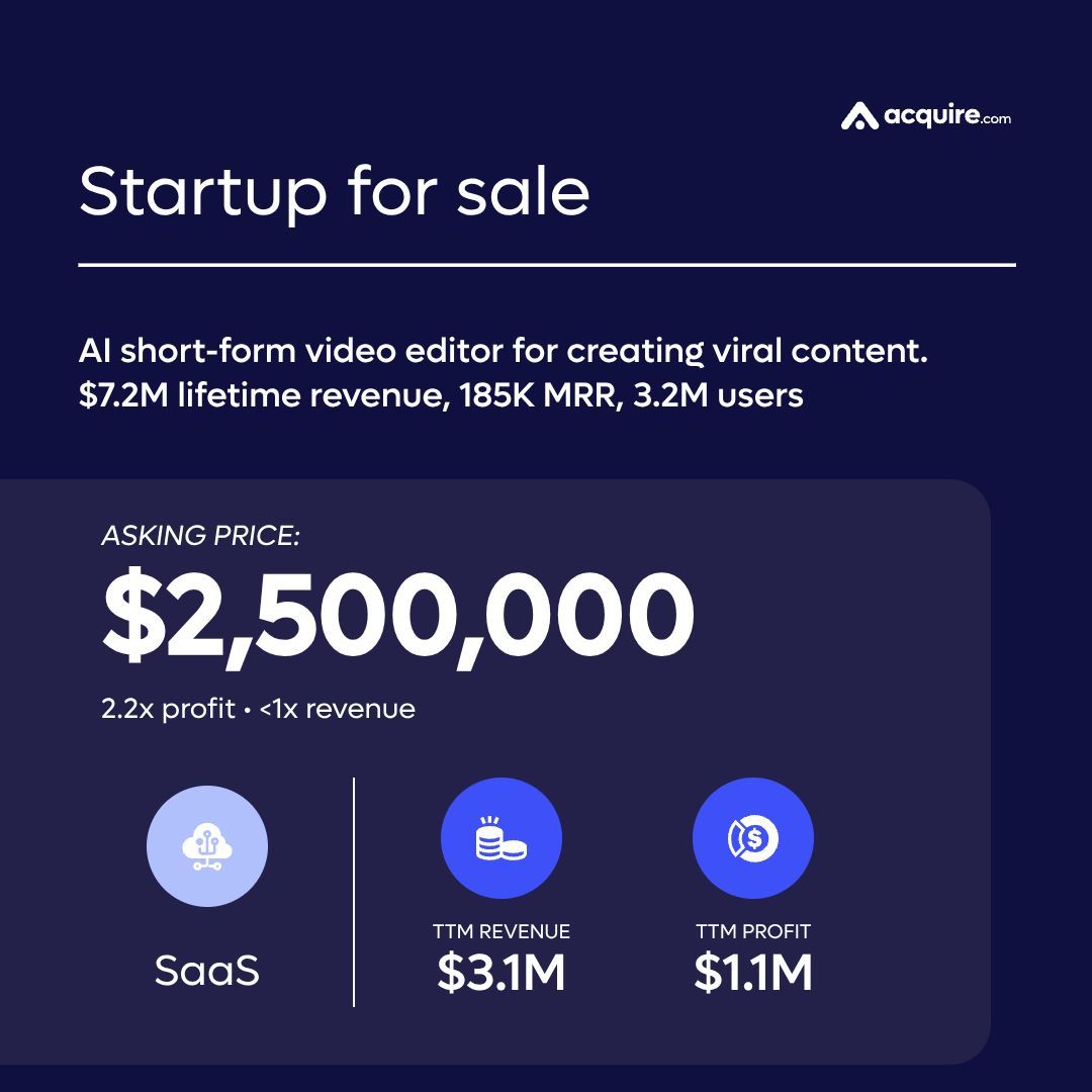 acquire.com tweet media