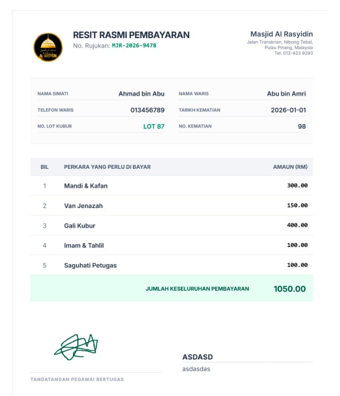 adee_kira's tweet photo. SISTEM PENGURUSAN JENAZAH

Setiausaha masjid wasap:
"Saya tengok Hadi reti buat sistem, biasa kami pakai hardcopy masuk fail ja, nak cari pun jenuh balik hat makan tahun punya" -rujuk gambar 1

Hmm.
Pantun pulak dah masjid ni.
Habaq ja nak minta buatkan. Haha https://t.co/u6vUrD3dgP