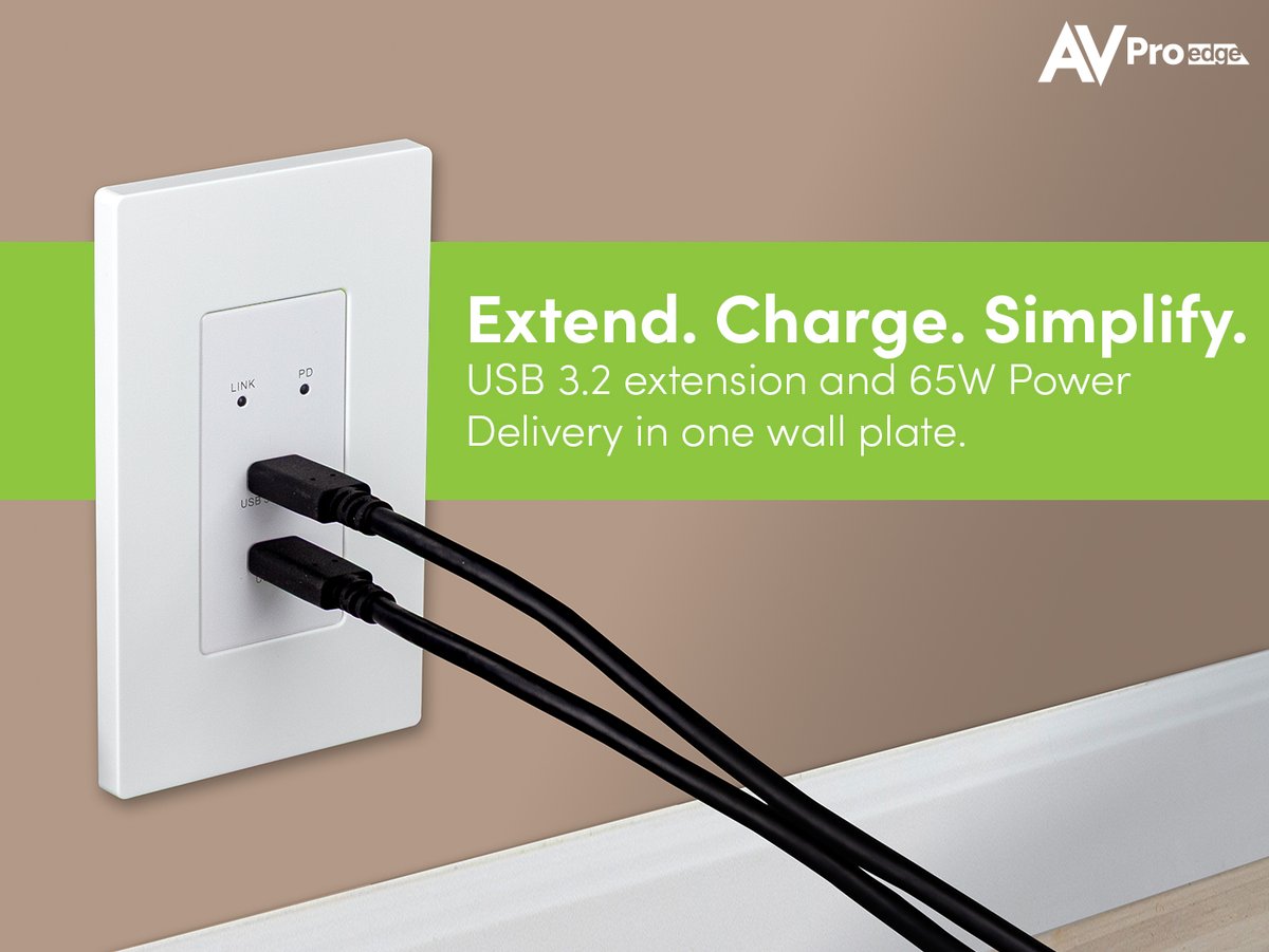 AVProEdge's tweet image. The 100M USB 3.2 Gen 1 Wall Plate Extender Kit is the perfect solution for professional USB extension in conference rooms and classrooms.

Find out more: avproglobal.com/products/ac-ex…

#AVProEdge #USBSolutions #PowerDelivery #TechInstall #AVInstall