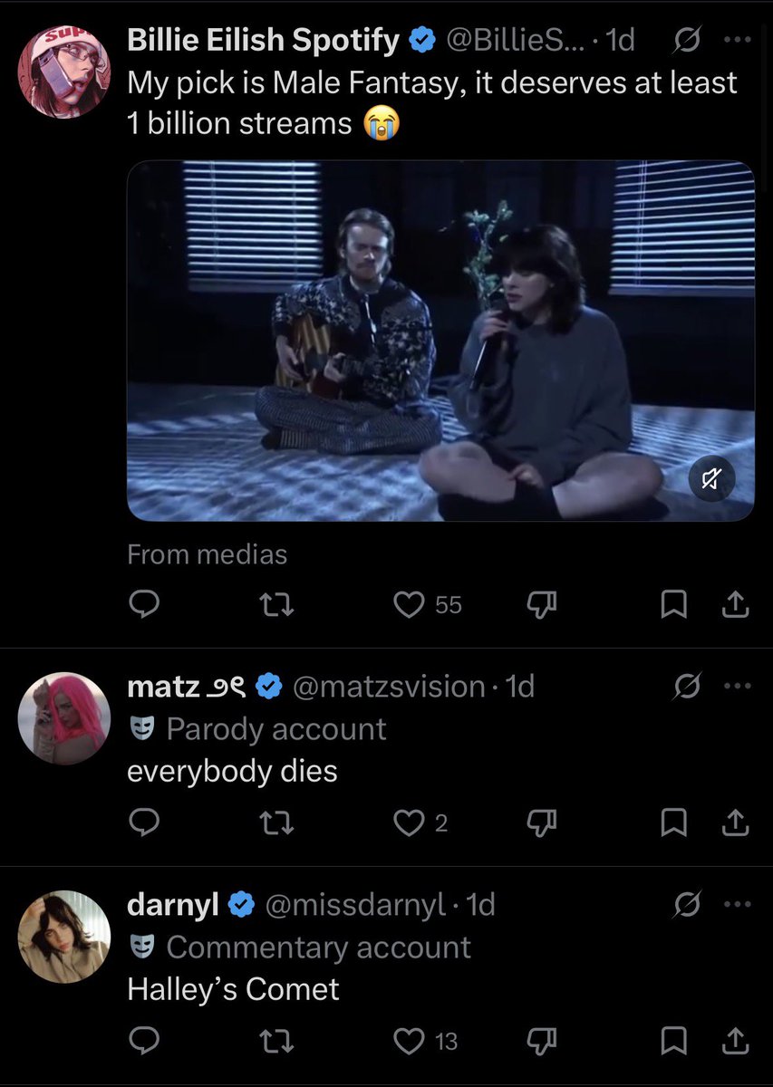 Billie Eilish Spotify tweet media