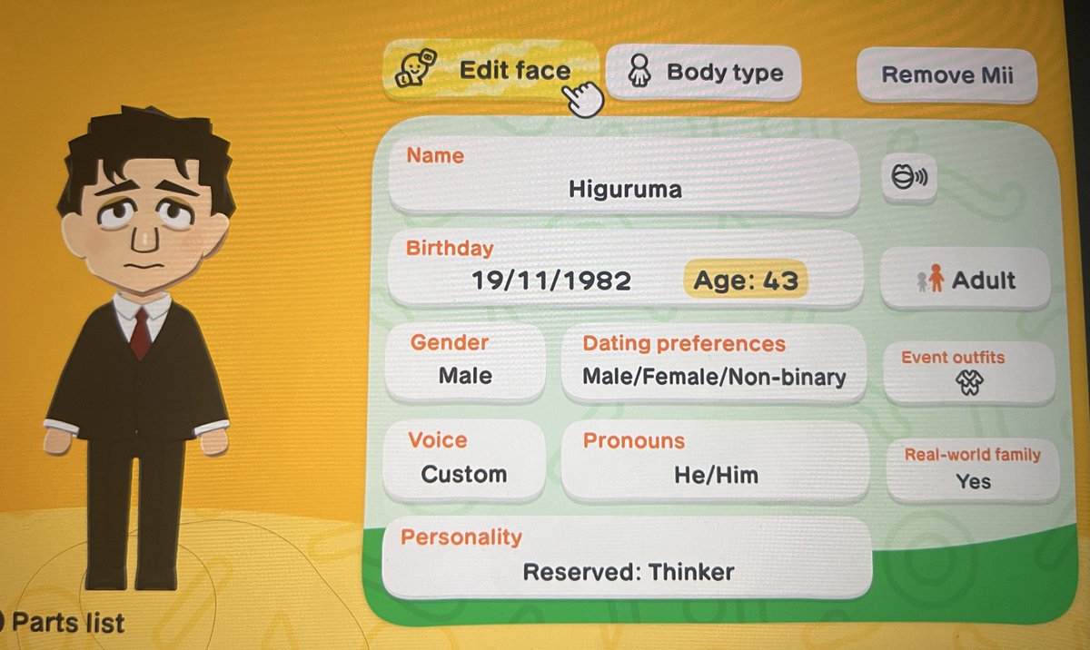 higuruma shady facts tweet media