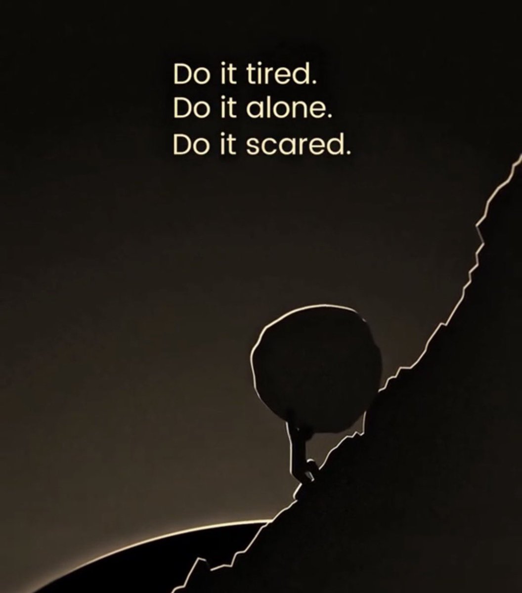 The hardest part of winning is surviving the part where it looks like you're losing