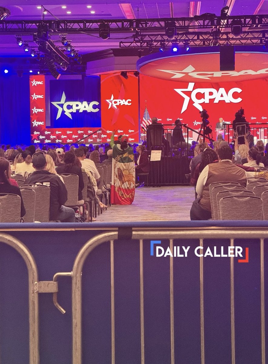 MaryRooke_'s tweet image. Spotted at CPAC: Attendees and full rows draped the Iranian lion and sun flag, wearing Iranian flag hats.