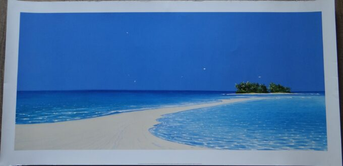 marieartcollec1's tweet photo. Stunning original 2001 panoramic poster by German artist Werner Eick features a dreamy tropical island. Decor for year-round vacation vibes! Shop now: https://t.co/HnprtpVaGC
#TropicalWallArt #PanoramicPoster #CoastalDecor #BeachArt #TropicalIsland #WernerEick #ParadiseIsland https://t.co/zeLbwzcmnl