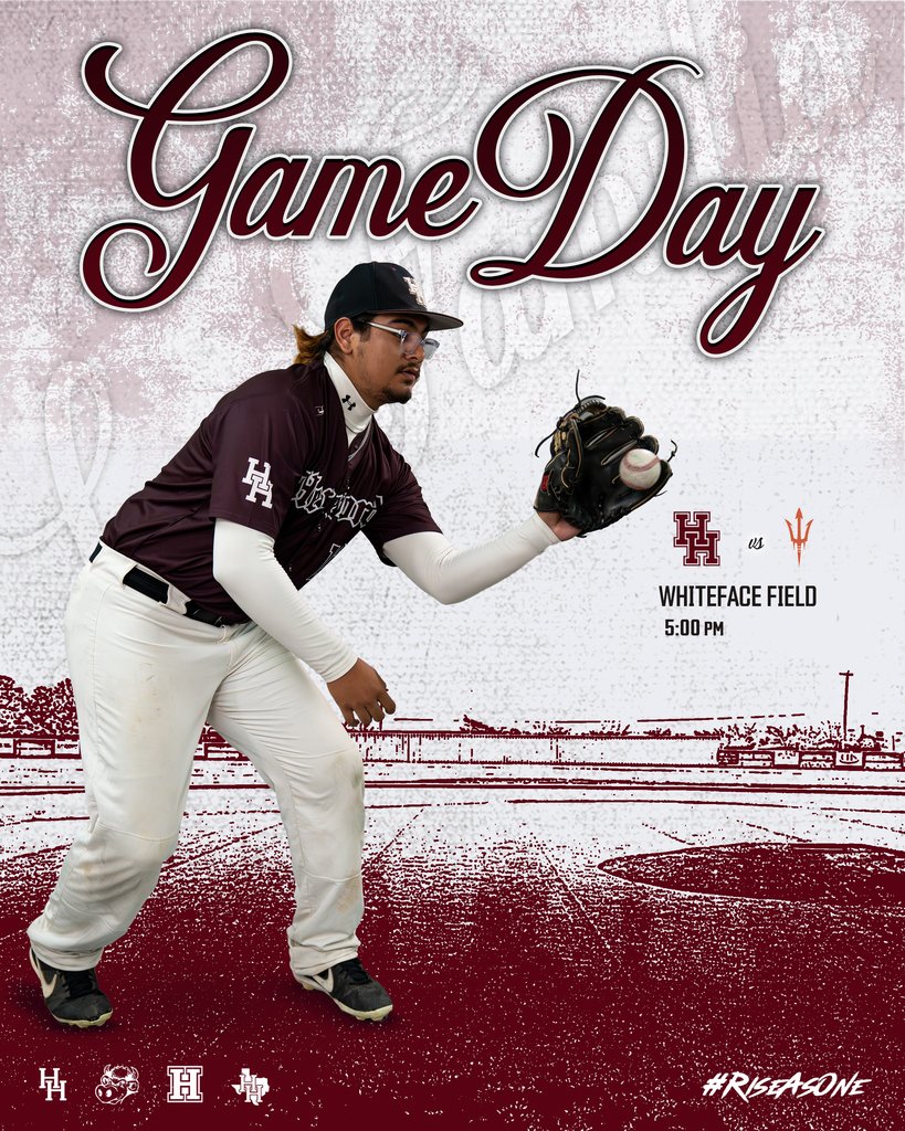 HISD_Sports's tweet photo. ⚾ HERD BASEBALL GAMEDAY⚾

 🆚 Dumas
📍 Whiteface Field
🕔 5:00 PM

Keep it rolling.
Rise As One.

#GoHerd | #HPND | #HerdBaseball | #RiseAsOne | #ForTheH https://t.co/PiHQ0H3Hc9
