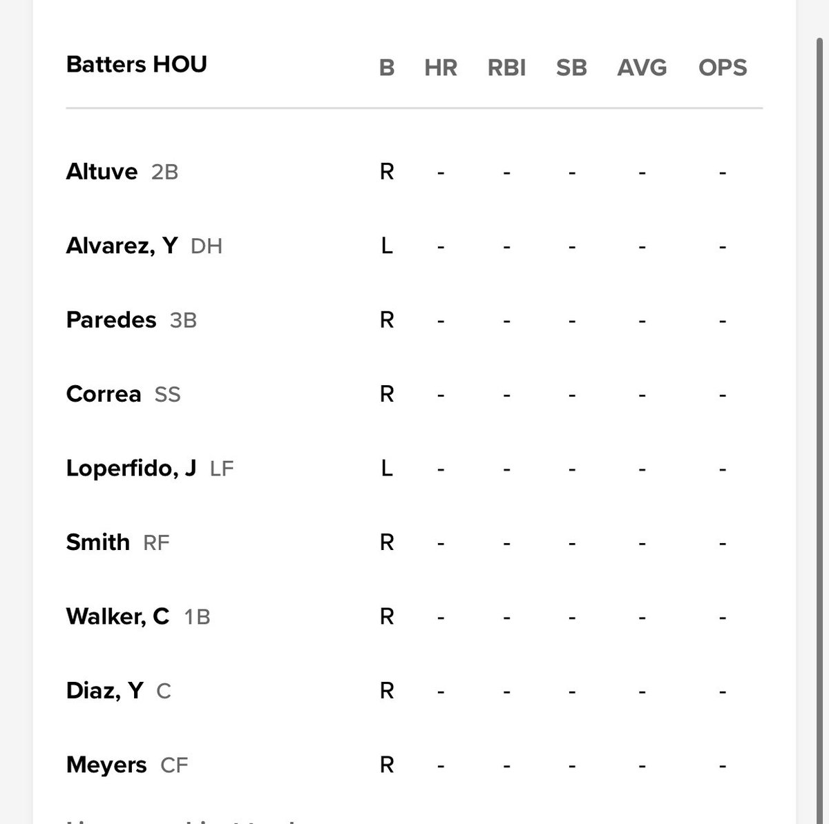 michaelschwab13's tweet photo. OPENING DAY LINEUP https://t.co/M5p7rnJbTh