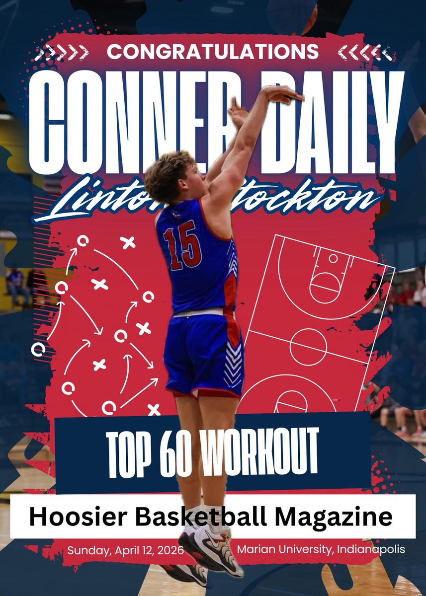 ConnerDaily17's tweet photo. Thanks to Hoosier Basketball Magazine for the Top 60 Workout Invite https://t.co/pYp3DV9Kug