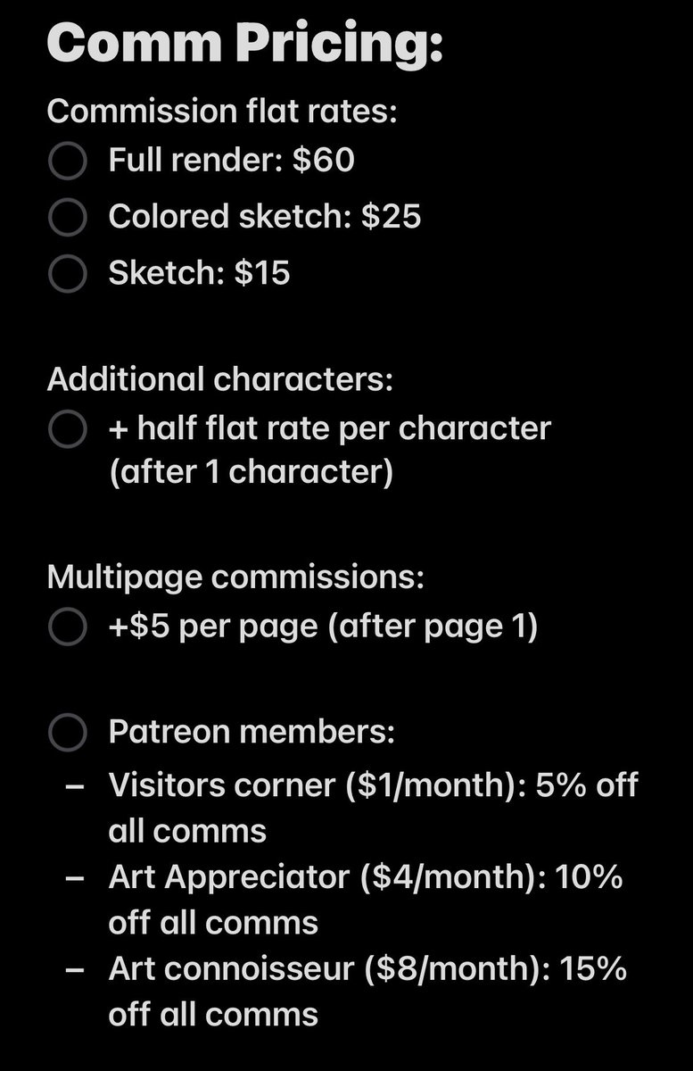 mxnart/sos comms open! tweet media