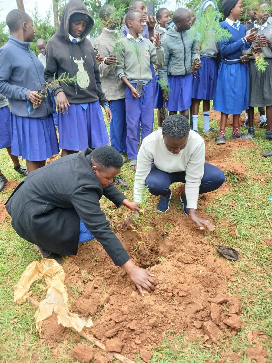 NACADAKenya's tweet photo. 🌱 GROWING CHANGE in West Pokot! 🌱

We were on the ground at Nasokol Comprehensive & Girls Senior Schools, planting 350 trees and planting seeds of wisdom. 🌳

Our message was clear:
🌿 Love your environment.
🚫 Say NO to alcohol & drug abuse.
Investing in our youth and our planet. 💪