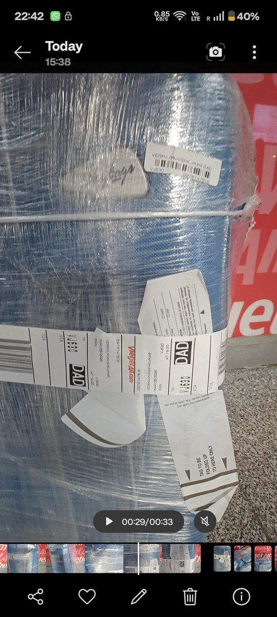 manishverma27's tweet photo. @Vietjetair @Vietjet_Global @VietjetIndia @CAAV_VN
URGENT: My suitcase was FULLY DAMAGED on flight VJ630 on 25 March. absolutely Zero response from customer care. This is unacceptable service for an international airline. Please respond!!
PNR#: KVHR92
PIR #: 245111
Flight: VJ630 https://t.co/8ZsRMJ566n