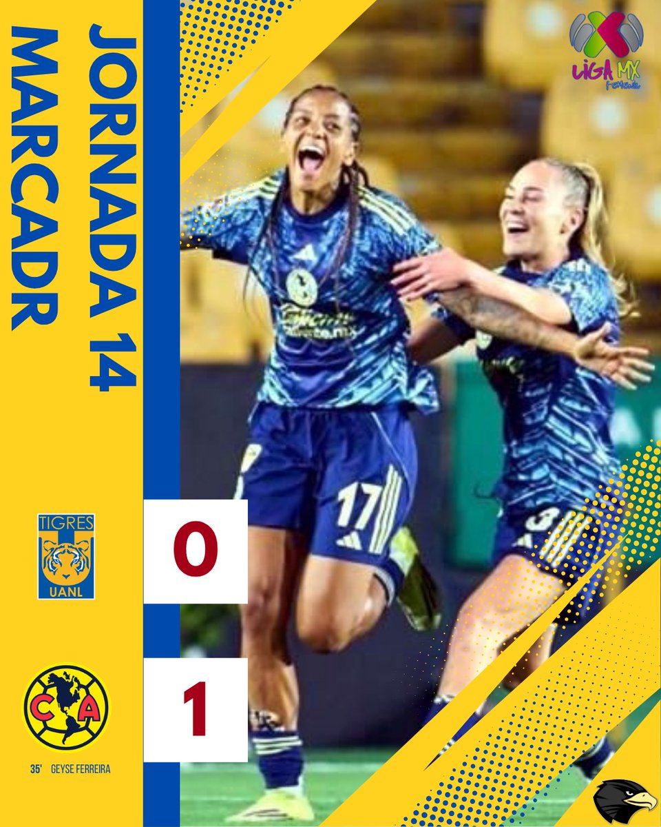 Gran victoria del <a href="/AmericaFemenil/">Club América Femenil</a> que sin duda, servirá para disminuir la presión y aumentar confianza de cara a la fase final. La mala noticia son las lesiones de Geyse, Irene y Sarah, de quienes esperemos no sea de gravedad y puedan estar listas lo antes posible
<a href="/NidoAzulcrema/">NidoAzulcrema</a>