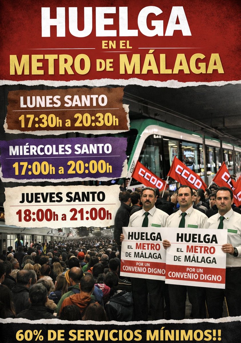 CCOO Metro Málaga En Lucha tweet media