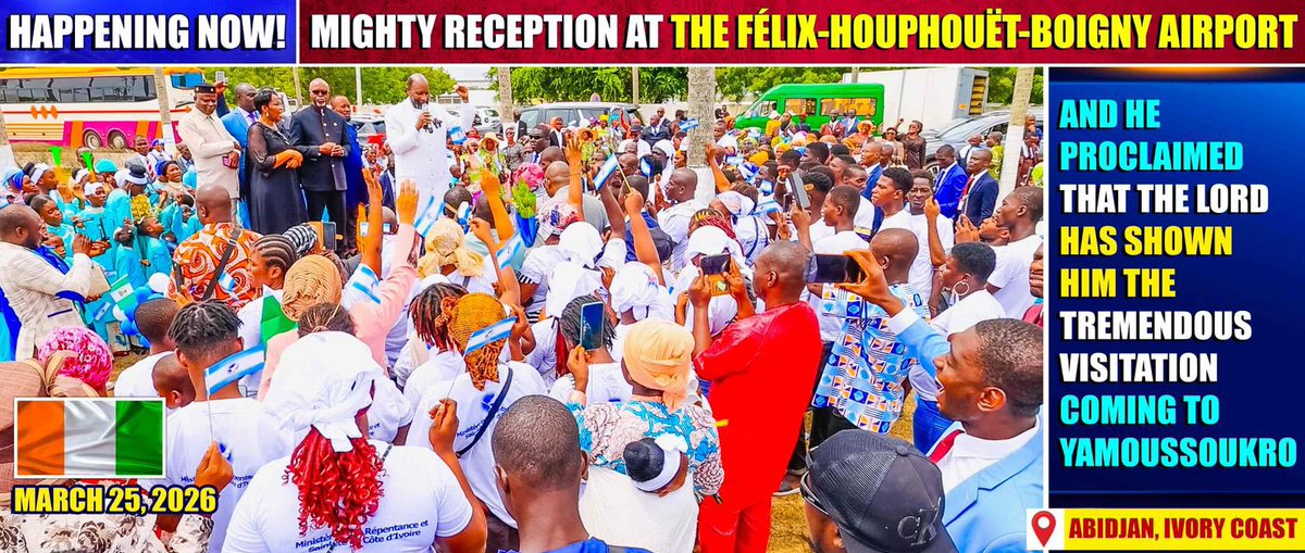 MekeNambala's tweet photo. Matthew 10:41

Whoever welcomes a prophet as a prophet will receive a prophet’s reward, and whoever welcomes a righteous person as a righteous person will receive a righteous person’s reward.

#IvoryCoastMegaRevival https://t.co/FknjDDmlMV
