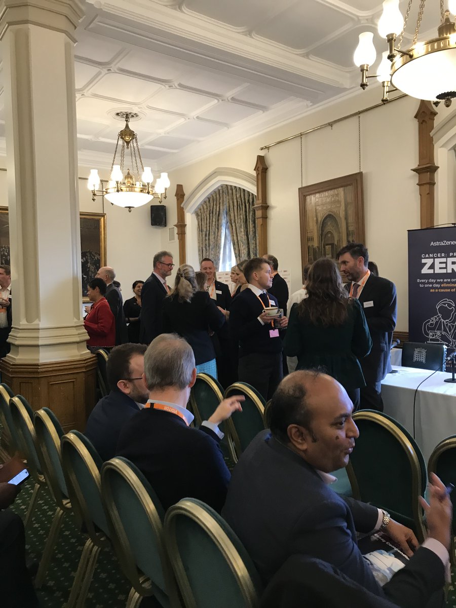 1JillClark's tweet photo. Excellent presentation yesterday in the Churchill Room of the Houses of Parliament by #AstraZeneca for their Project Zero - Delivering the Future of Cancer Care.  Great opportunity for networking, keeping up to date, and chatting with senior clinicians and managers. #projectzero https://t.co/r9FcNbeqh1
