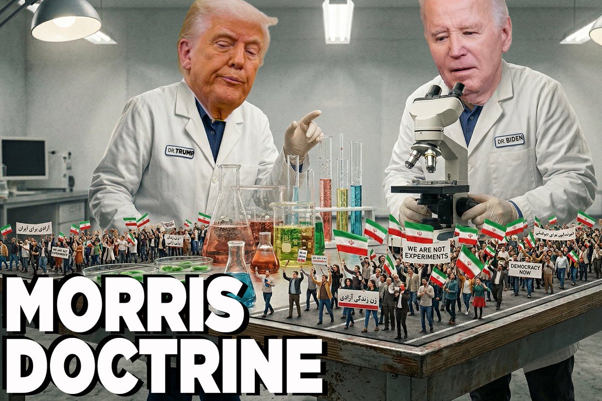 RobboLaw's tweet image. New Writing! #Trump and #Biden ran an experiment to see which approach was best for #Iran Protesters. The results are in. 

Link in next post!