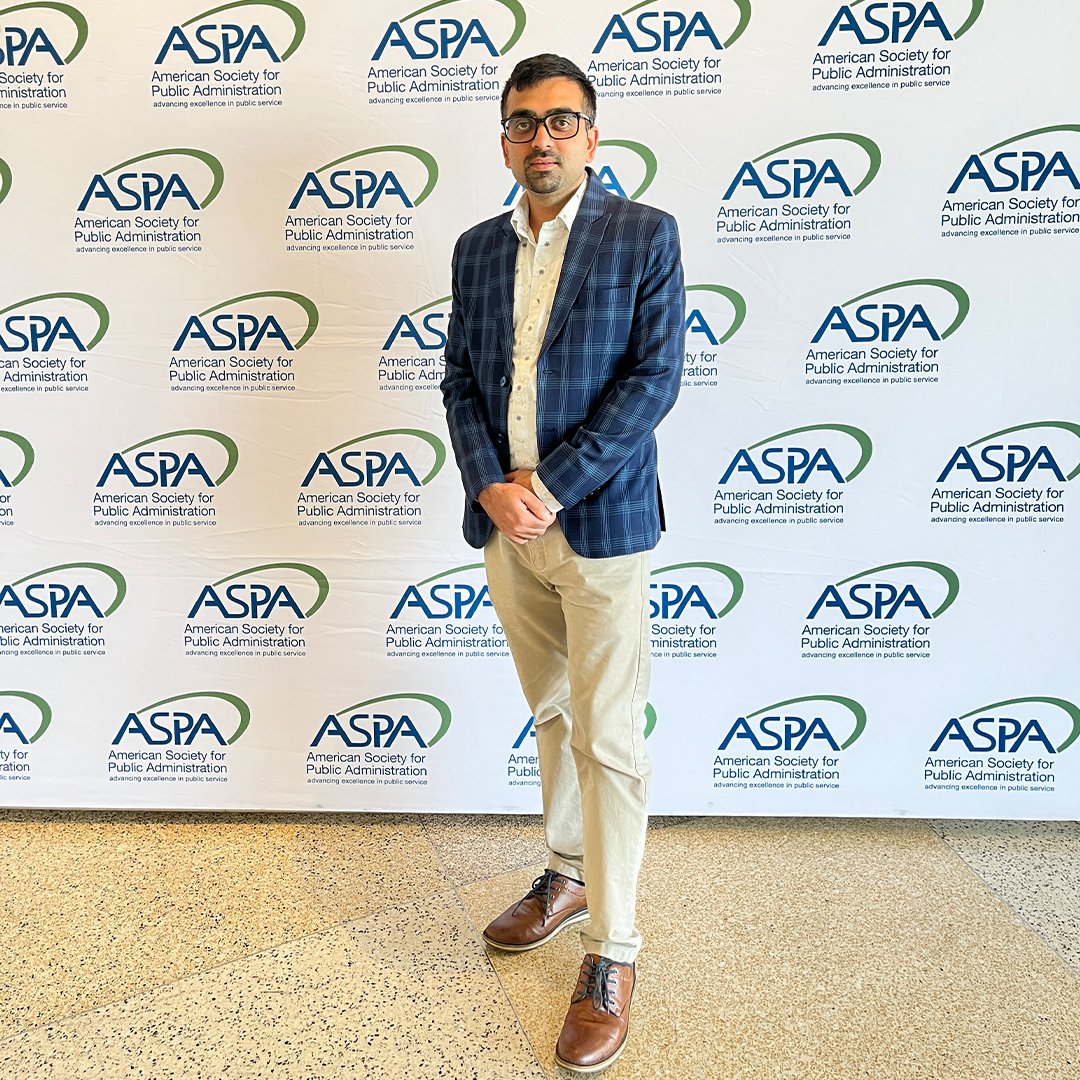 UCFCCIE's tweet photo. At @ASPANational's recent annual conference, @spaucf Professor @nkapucu received the Donald C. Stone Service to ASPA Award, and public affairs doctoral candidate Bikash Adhikari earned the Wallace O. Keene Conference Scholarship Award — testaments to the impact of their work! ✨ https://t.co/k0oQvYXdxJ