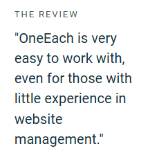 OneEach's tweet image. Across 75 verified Clutch reviews, one theme rises: consistency.
Whether it’s being helpful, patient, professional, or simply easy to reach, nonprofits know they can rely on our team.
#ConsistentService #ClientTrust #NonprofitTechSupport #ClutchReviews #MissionDrivenTech