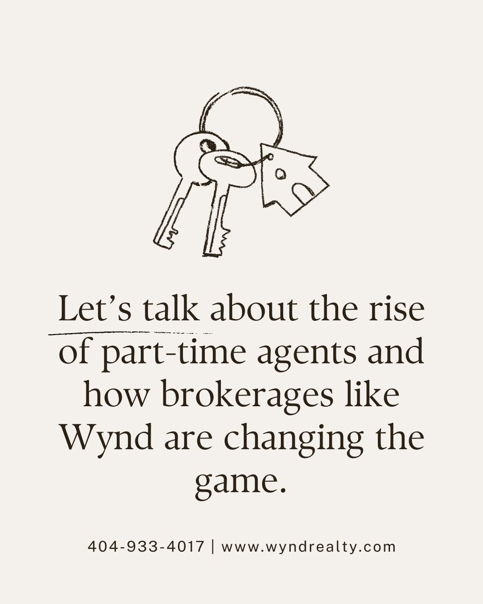 WyndRealty's tweet image. Success in real estate doesn’t have to be full-time. At Wynd Realty, part-time agents are building real results on their own terms.

Ready to make your time count? Join us today.

#WyndRealty #PartTimeAgent #RealEstateSuccess #WorkYourWay #SmartAgents
