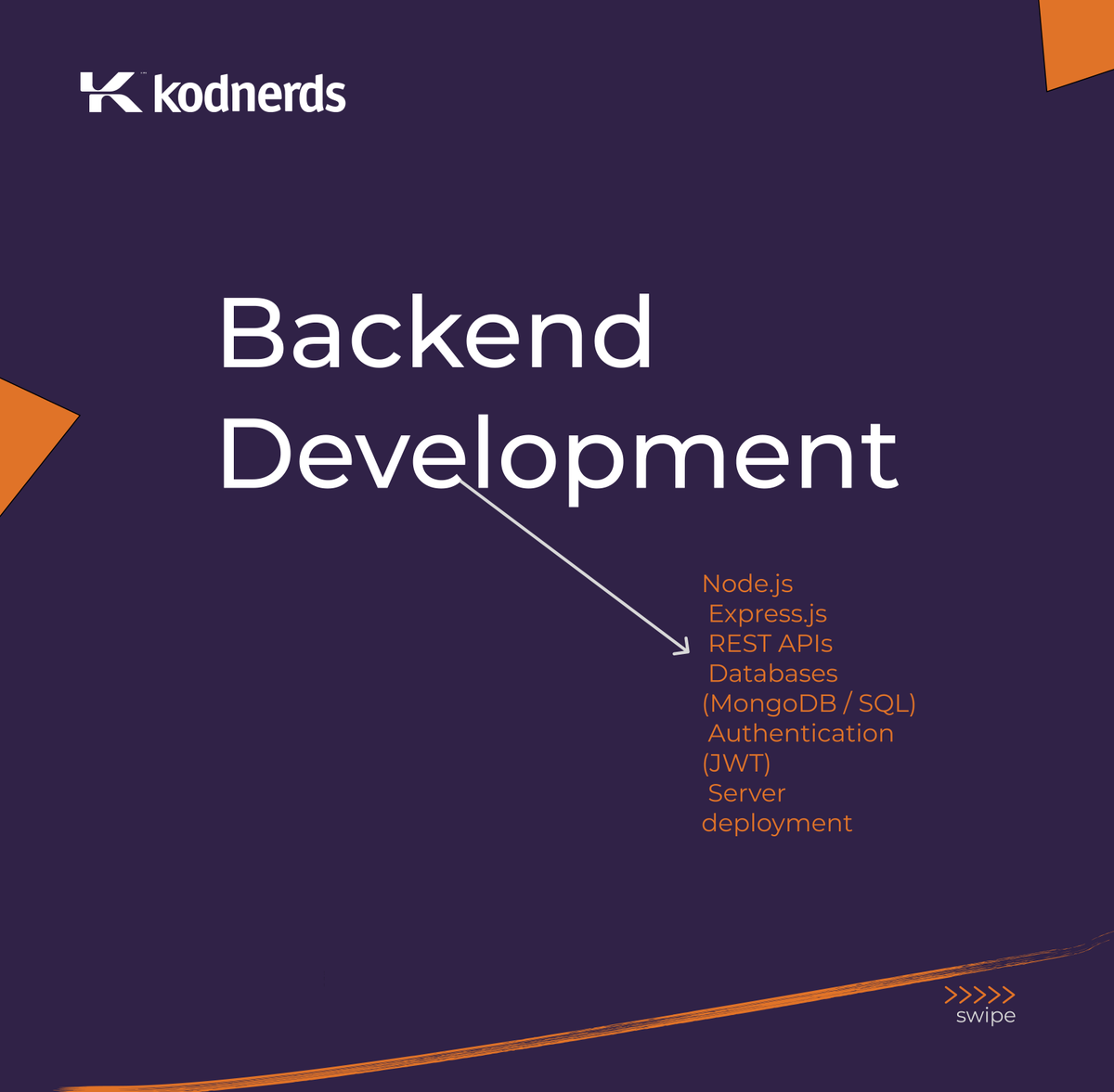 kodnerds's tweet photo. 5 In-Demand Skills You Can Start Learning Today

Here are some in-demand paths you can explore:
• Web Development
• Backend Development
• Data Analysis
• Digital Marketing
• AI &amp; Automation

👉 Which one do you want to learn? https://t.co/OFdT0MAqMw