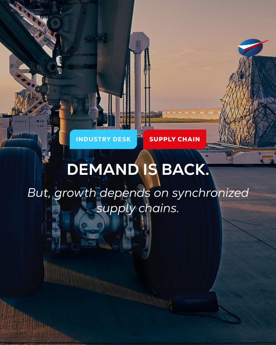 salondubourget's tweet image. Passenger demand is back – and in many regions above pre‑pandemic levels. But growth now depends on industrial alignment as much as demand, a central topic when the full value chain meets at Paris Air Show.

#ParisAirShow #Aerospace #Aviation #SupplyChain #Industry