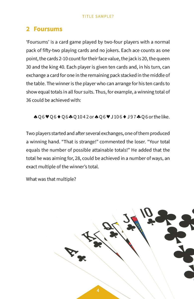 TarquinGroup's tweet image. Here's a proper challenge from So You Think You've Got Brains - tough mathematical problems. ow.ly/E6yV50Yy81q › products › so-you-think-you-have-brains  #MathChallenge #BrainTeasers #MathGames #LogicPuzzles #PuzzleLovers #CriticalThinking #SoYouThinkYouHaveBrains