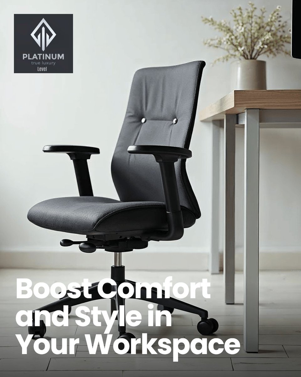 platinmlvl's tweet photo. Want a workspace that boosts both comfort and style? Combine ergonomic design with modern aesthetics for your perfect setup. #officechair #homeoffice #officefurnituredesign #taskchair #officechairs #chair #chairs https://t.co/7LwVs4u07g