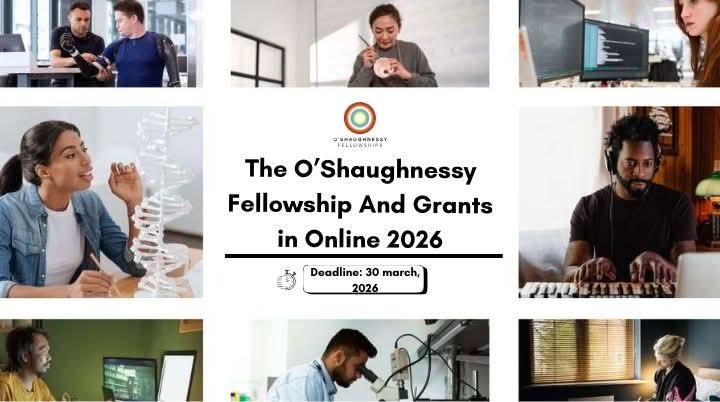 YOpportunities's tweet photo. O’Shaughnessy Fellowships &amp; Grants 2026

12 months. No limits. 🌍✨ The O’Shaughnessy Fellowships 2026 is now open - offering $100,000 equity-free funding for bold thinkers ready to build, create, and challenge what’s possible.
Apply here: https://t.co/0nS18lGIVo https://t.co/C1faLMbKNU