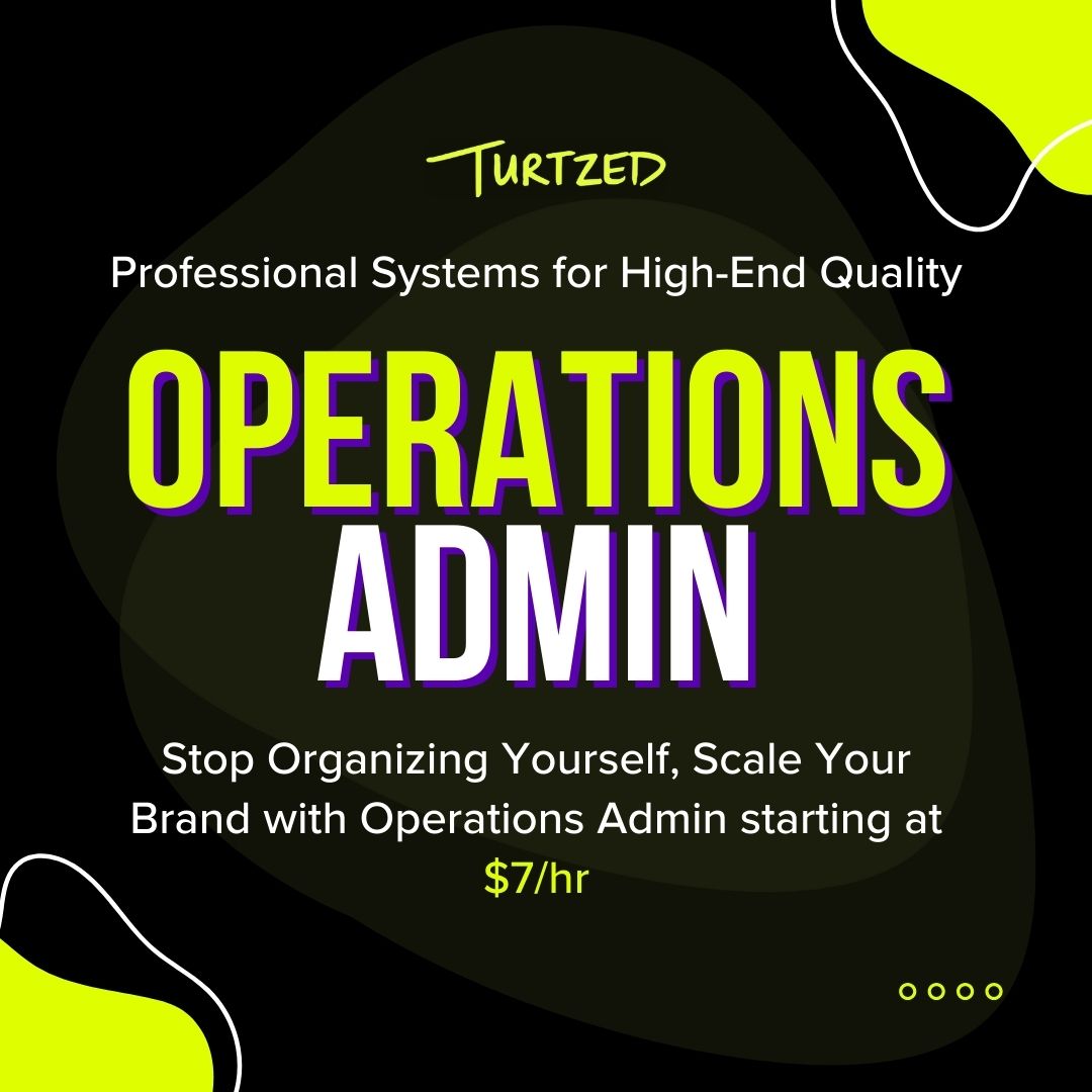 turtzed's tweet photo. Stop organizing yourself and start scaling. 

Scale your business with a specialized #virtualassistant starting at just $7/hr for an Operations Admin.

Email us at info@turtzed.com to learn more.

#TURTZED #VirtualAssistantservice #OperationsAdmin https://t.co/e7MW1YEOuz