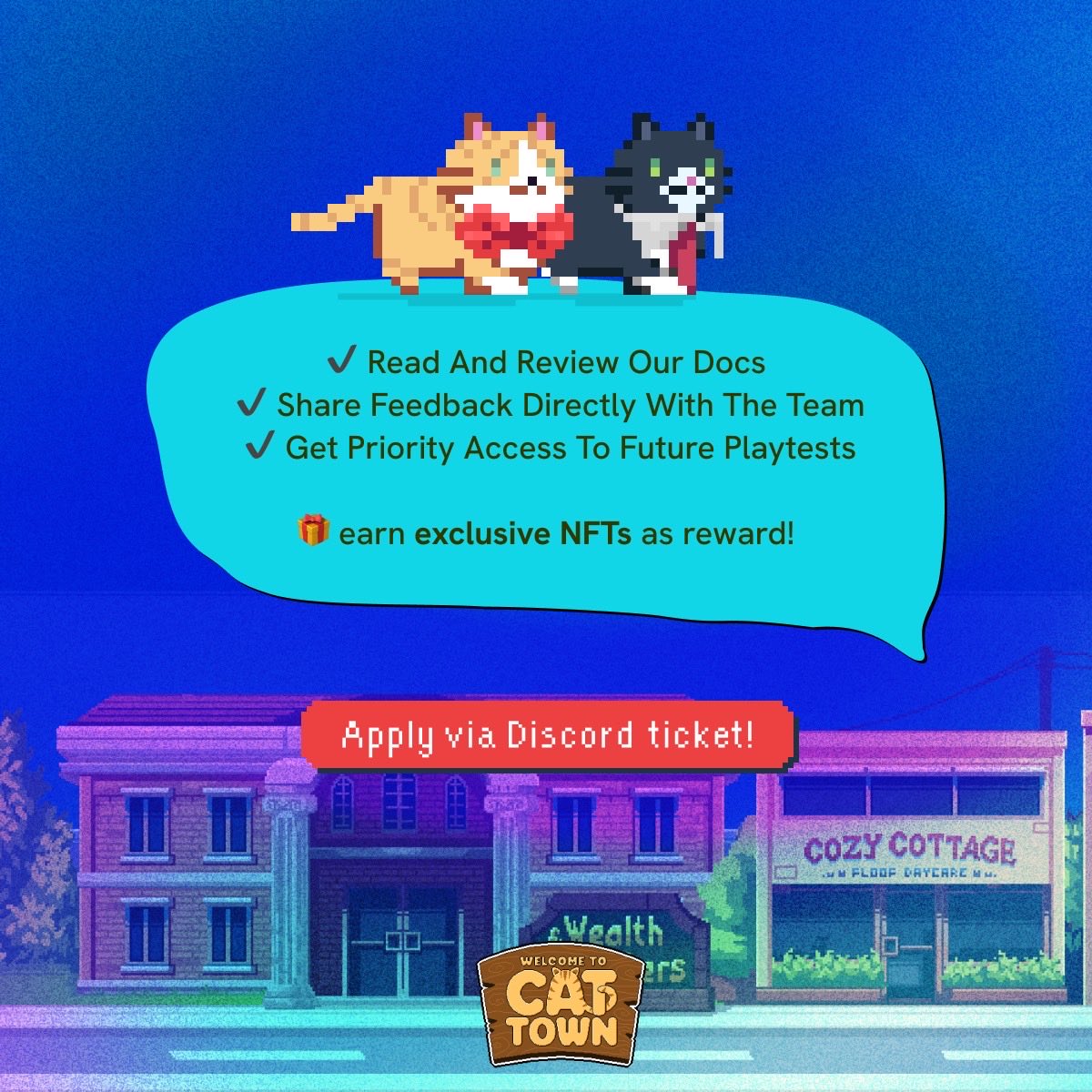 Cat Town tweet media