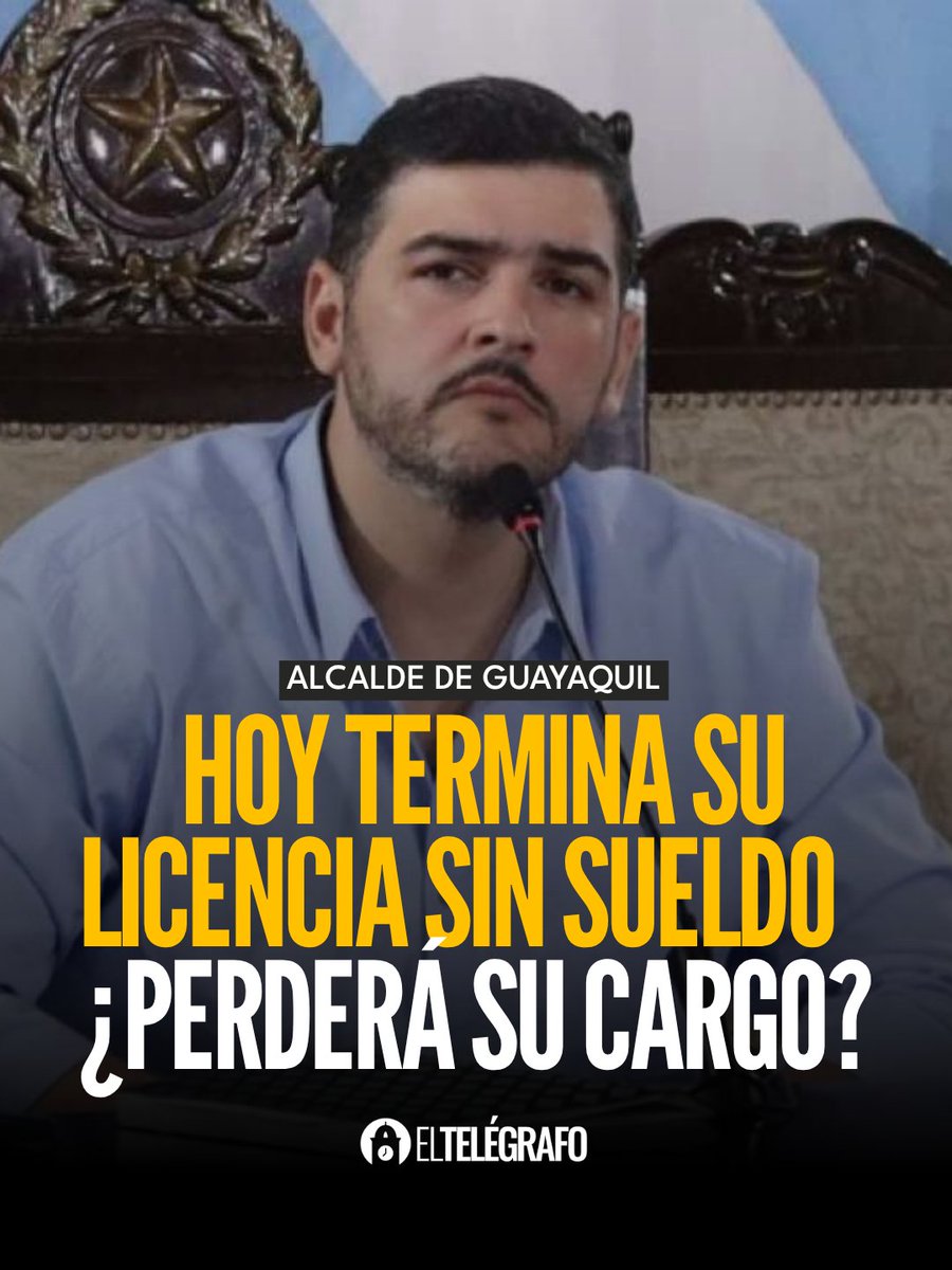 #Guayaquil I Aquiles A. fue detenido el 10 de febrero. Ahora enfrenta opciones limitadas para justificar su ausencia y evitar la pérdida del cargo. #LéaloEnET: is.gd/OUg3QX