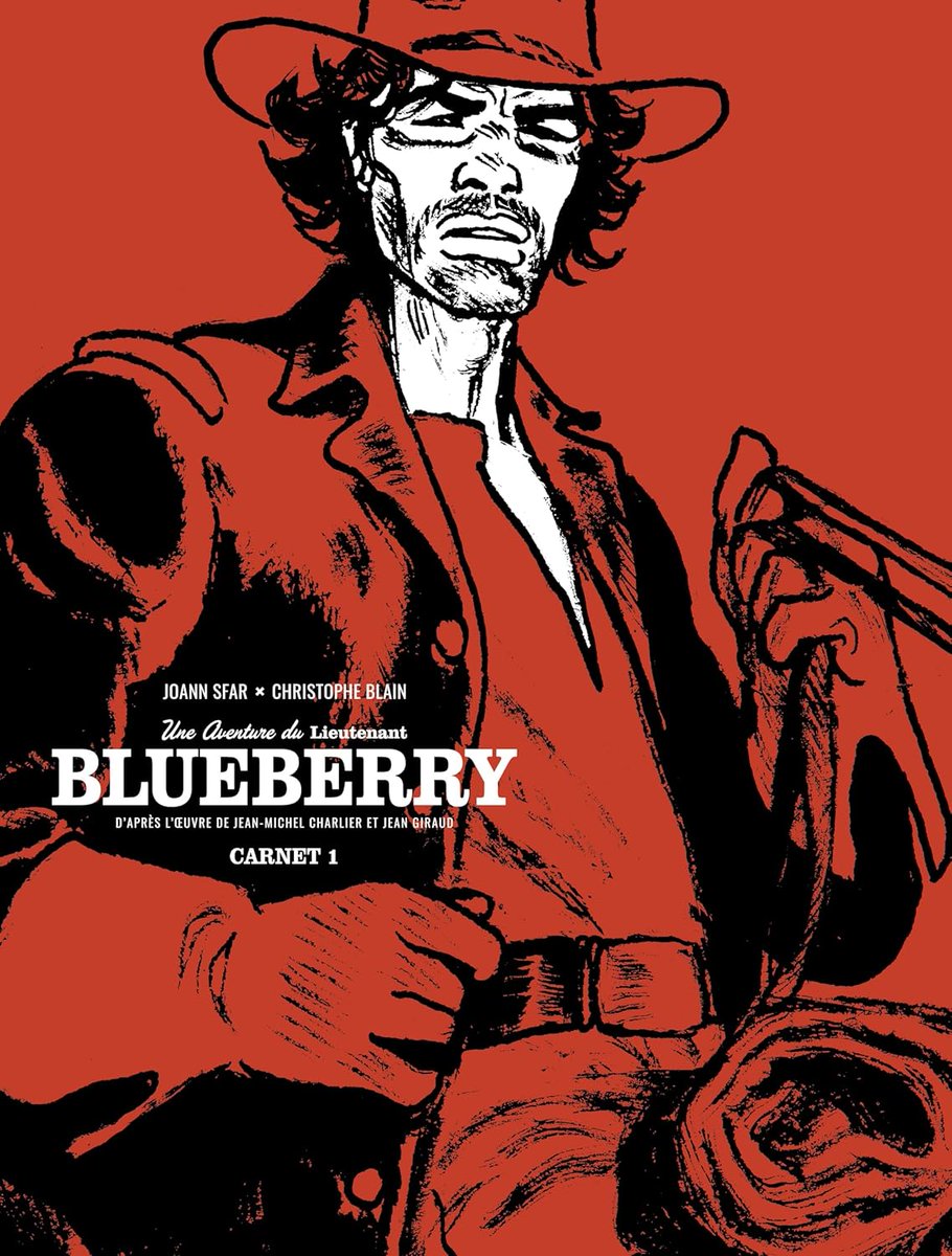 ExcluBD's tweet photo. Alors que le tome 2 de Blueberry par Christophe Blain et @joannsfar se fait (beaucoup) attendre, les @EditionsDargaud proposeront le 15 mai les premières planches en noir et blanc dans un carnet de 28 pages. Une façon pour les nombreux lecteurs fans du western culte créé par Jean-Michel Charlier et Jean Giraud de découvrir les planches incroyables de Christophe Blain accompagnées d'inédits et enrichies d'un texte signé José-Louis Bocquet.