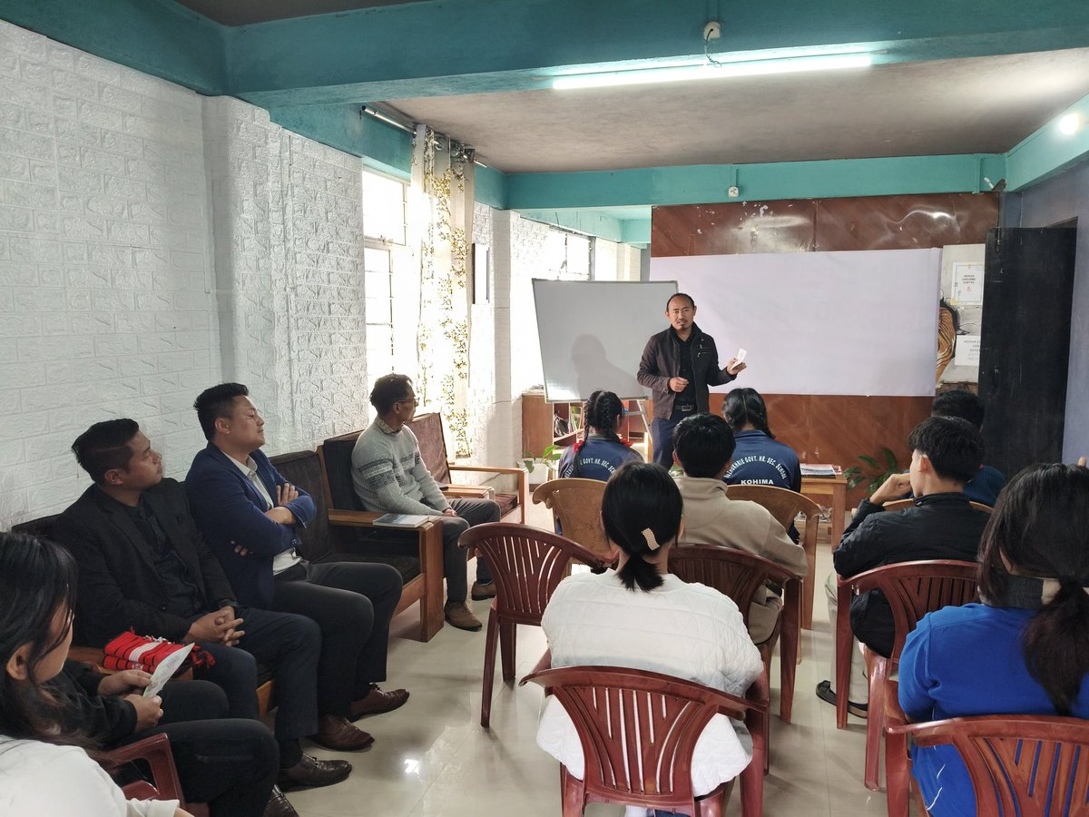 Nagaland Jawahar Bal Manch(NPCC) Successfully conducted a Seminar on how to face Examination with the students of Hiekha Coaching Centre. <a href="/RahulGandhi/">Rahul Gandhi</a> <a href="/kcvenugopalmp/">K C Venugopal</a> <a href="/drgvhari/">Dr. G V Hari</a> @